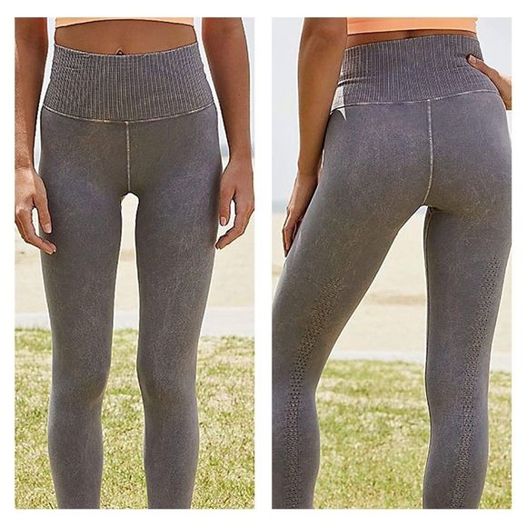 Free People Pants - Free People Good Karma Leggings In Graphite